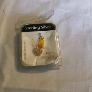 Sterling silver flip flop charm